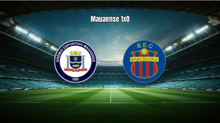 Mauaense vence Barcelona EC na Paulista Série B em jogo tenso