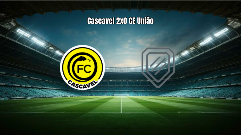 Cascavel U20 vence CE União U20 por 2 a 0 no Paranaense