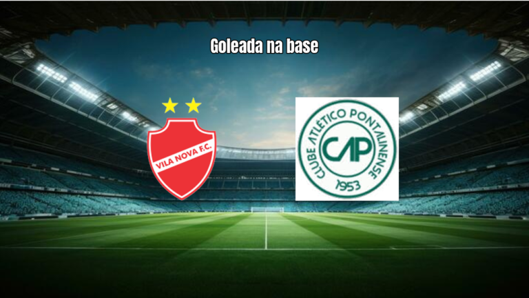 Vila Nova U20 aplica 4×0 no Pontalinense pelo Goiano U20
