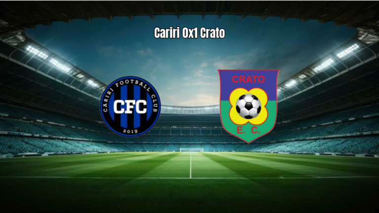 Cariri 0x1 Crato: Gol Tardio e Cartões Marcam Duelo no Cearense
