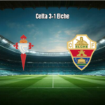 Celta Vigo 3×1 Elche: Destaques da Partida pela La Liga