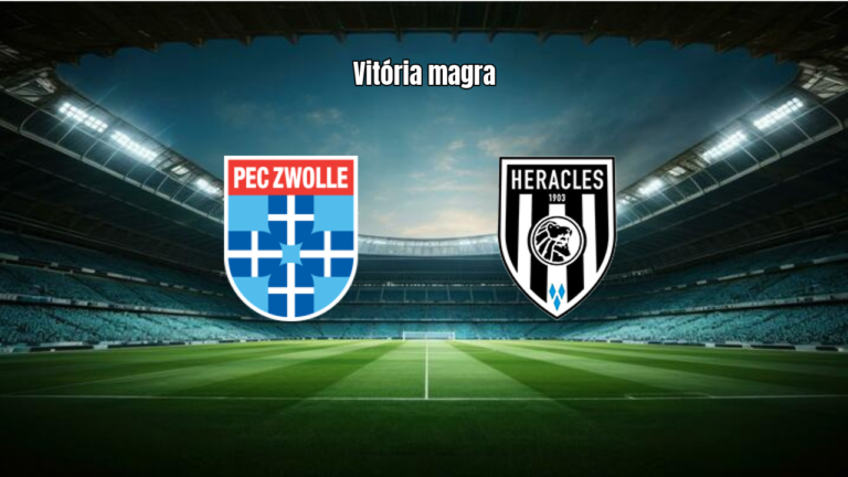 PEC Zwolle vence Heracles em jogo truncado na Eredivisie