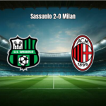 Sassuolo vence Milan e complica vida do rival na Serie A
