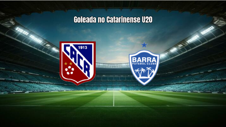 Carlos Renaux U20 1×6 Barra SC U20: Destaques da Partida
