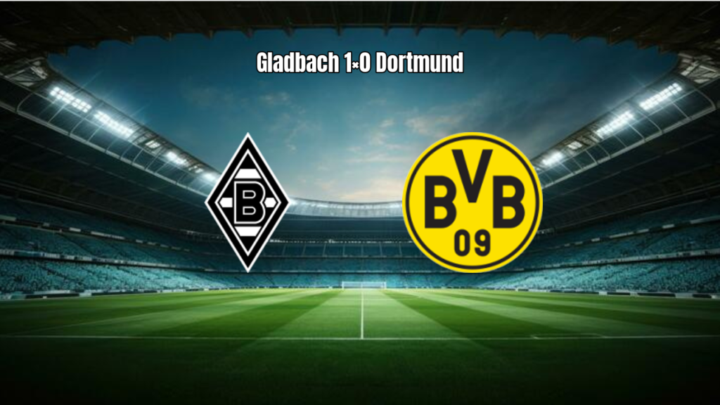 Gladbach vence Dortmund em casa na Bundesliga