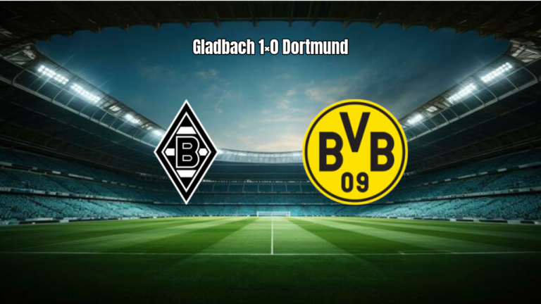 Gladbach vence Dortmund em casa na Bundesliga