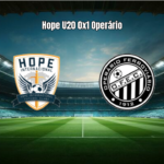Hope Internacional U20 0x1 Operário PR U20: Destaques da Partida