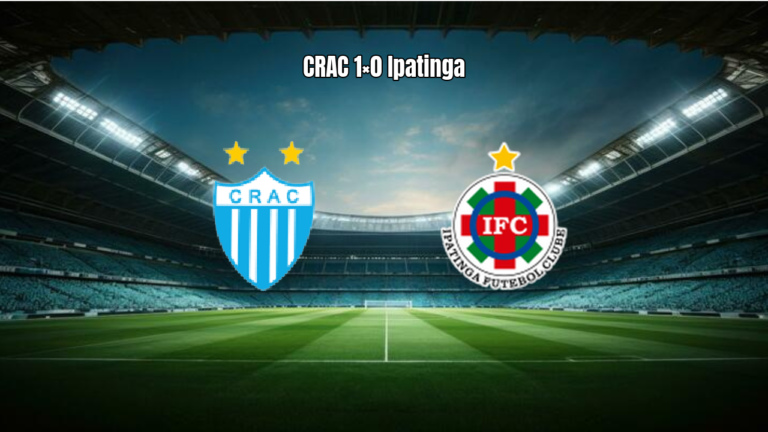 CRAC vence Ipatinga por 1 a 0 na Série D 2026