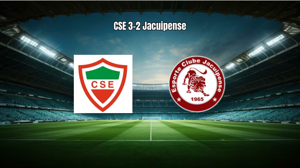 CSE 3×2 Jacuipense: Destaques da Vitória em Casa