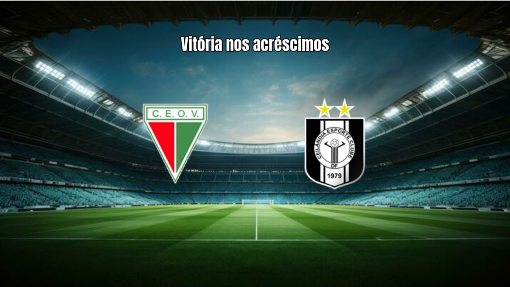 CEOV Operário 0x1 Ceilândia: Gol no Fim Decide Partida