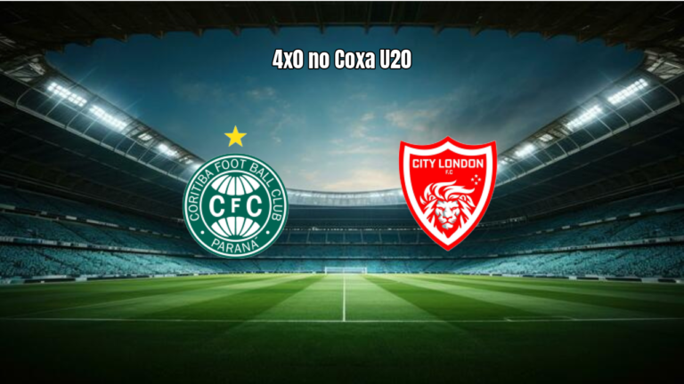 Coritiba U20 Atropela City London U20 por 4 a 0 no Paranaense
