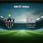 Atlético Mineiro U17 vence Fortaleza U17 nas quartas da Copa do Brasil