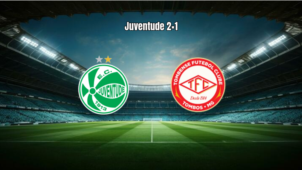 Juventude vira sobre Tombense na Copa Sul-Sudeste