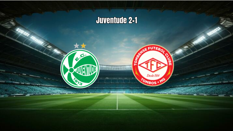 Juventude vira sobre Tombense na Copa Sul-Sudeste