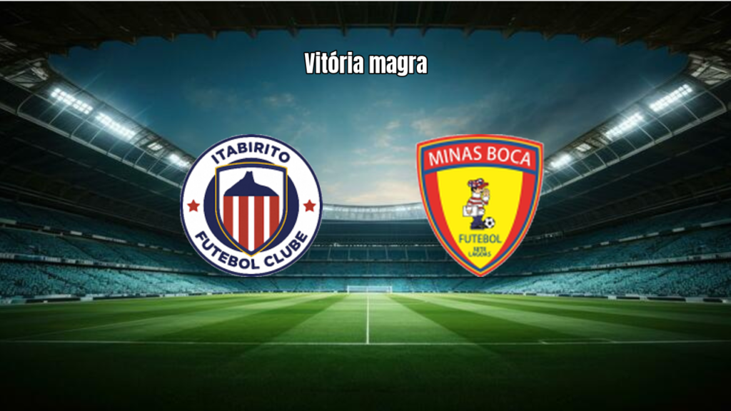 Itabirito U20 vence Minas Boca U20 por 1 a 0 no Mineiro
