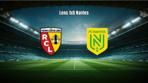 Lens vence Nantes por 1 a 0 em partida equilibrada