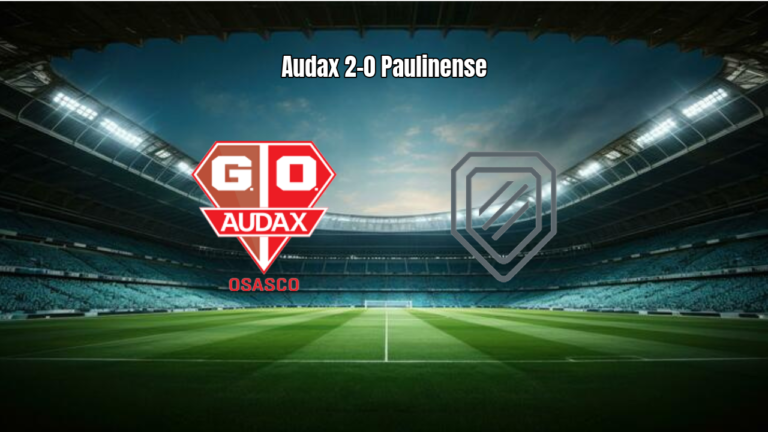 Audax vence Sporting Paulinense na Paulista Série B