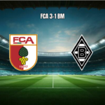 FC Augsburg domina e vence Borussia Mönchengladbach por 3 a 1