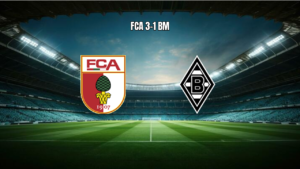 FC Augsburg domina e vence Borussia Mönchengladbach por 3 a 1