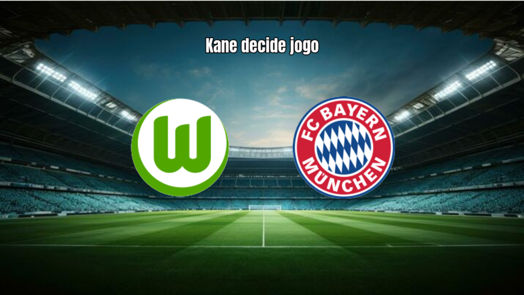 VfL Wolfsburg 0x1 Bayern München: Kane Decide na Volkswagen Arena