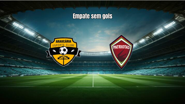 Araucaria U20 0x0 Patriotas U20: Destaques do Jogo