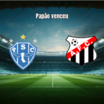 Paysandu vence Anápolis por 2 a 1 na Série C