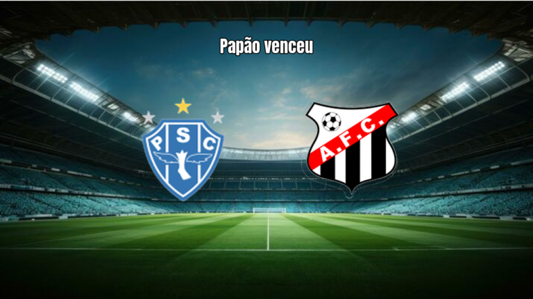 Paysandu vence Anápolis por 2 a 1 na Série C