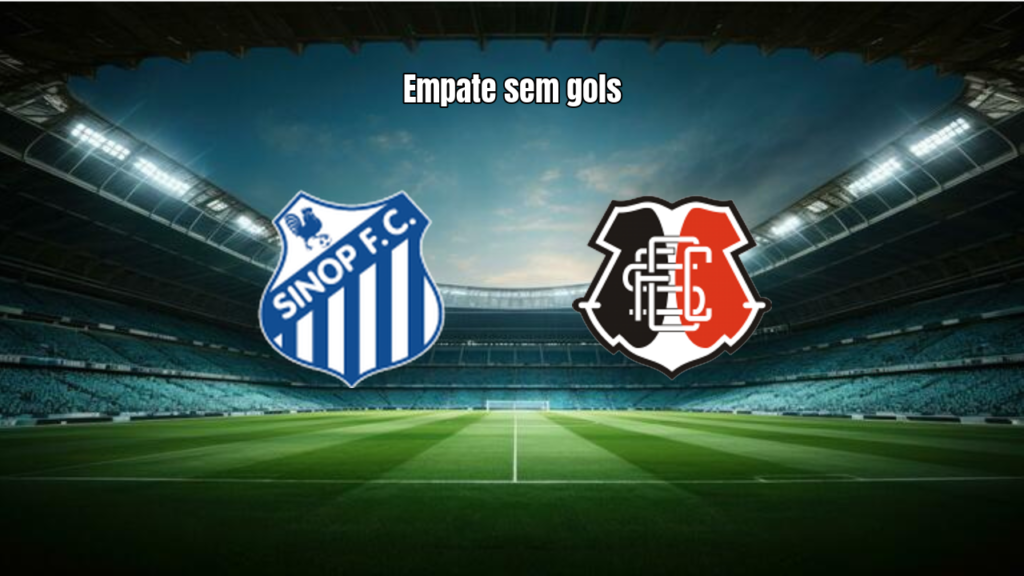 Sinop FC 0x0 Santa Cruz MT: Destaques do Jogo