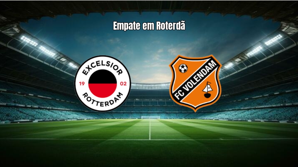 Excelsior 1x1 FC Volendam: Empate na Eredivisie 2026