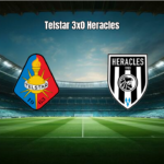 Telstar domina Heracles e vence por 3 a 0 na Eredivisie
