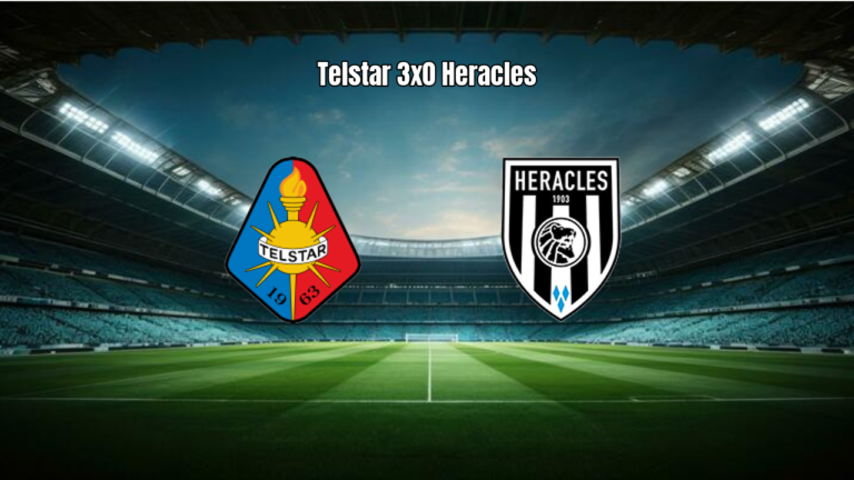 Telstar domina Heracles e vence por 3 a 0 na Eredivisie