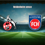 Köln 1x3 Heidenheim: Virada Garantida na Bundesliga