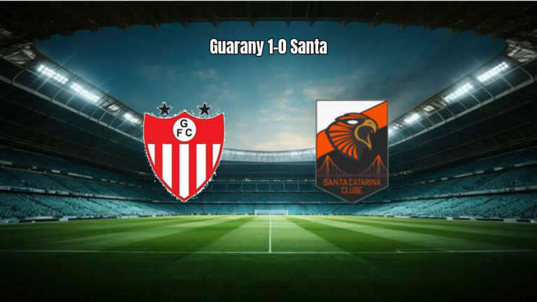 Guarany de Bagé vence Santa Catarina por 1 a 0 na Série D