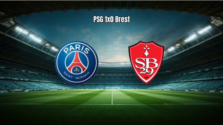 PSG vence Brest por 1 a 0 em jogo equilibrado na Ligue 1