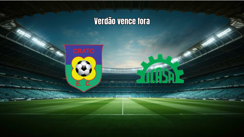 Crato 1×3 Icasa: Verdão domina e vence no Cearense Série B