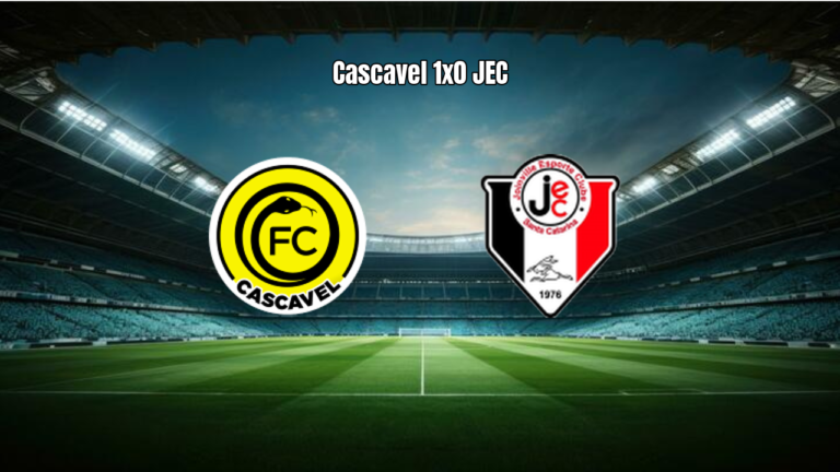 Cascavel vence Joinville por 1 a 0 na Série D