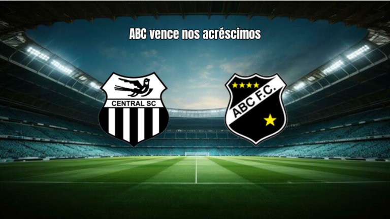 Central SC 0x1 ABC: Gol no Fim Decide na Série D