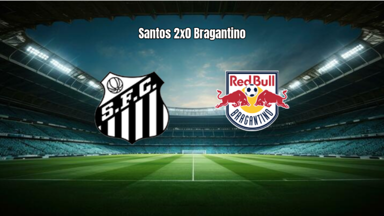 Santos vence RB Bragantino por 2 a 0 na Vila Belmiro