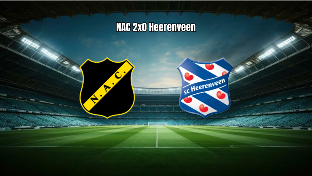 NAC Breda vence Heerenveen por 2 a 0 na Eredivisie