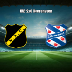 NAC Breda vence Heerenveen por 2 a 0 na Eredivisie