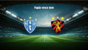 Paysandu PA U20 2x0 Sport Recife U20: Destaques da Partida
