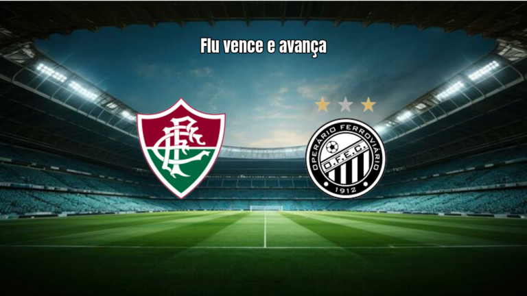 Fluminense domina Operário-PR e avança na Copa do Brasil