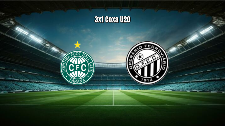 Coritiba U20 vence Operário PR U20 por 3 a 1 no Brasileiro U20