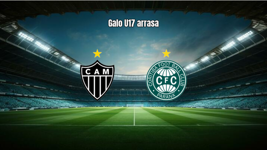 Atlético Mineiro U17 domina Coritiba e avança à final