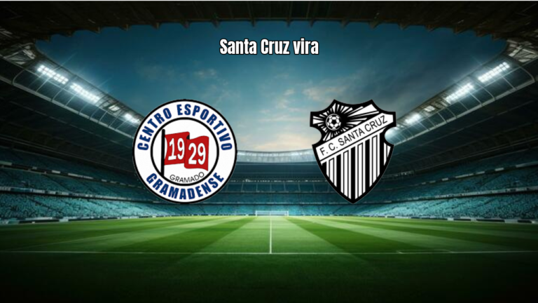 Gramadense 1x2 Santa Cruz RS: Virada em 7 Minutos na Copa Gaúcha