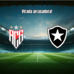 Atlético GO U20 vira sobre Botafogo SP e vence por 3 a 1