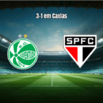 Juventude domina São Paulo e vence por 3 a 1 na Copa do Brasil