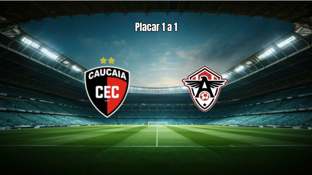Caucaia 1-1 Uniclinic: empate na Série B da Cearense