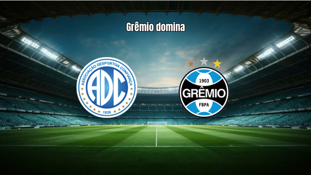 Confiança 0x3 Grêmio: Braithwaite Brilha na Copa do Brasil