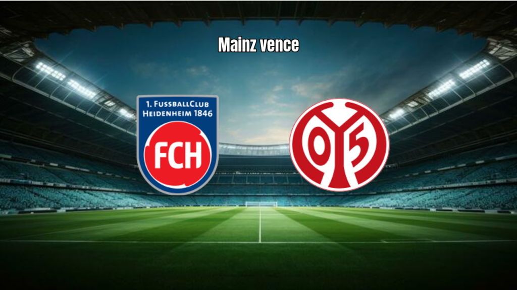 Heidenheim 0‑2 Mainz: Tietz e Amiri garantem vitória na Bundesliga
